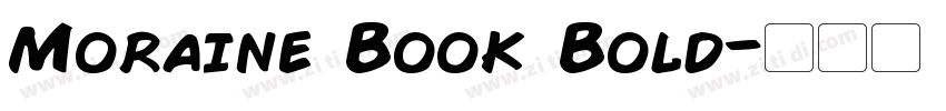 Moraine Book Bold字体转换